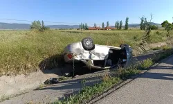 Afyonkarahisar'da Takla Atan Otomobilde Acı Kayıp