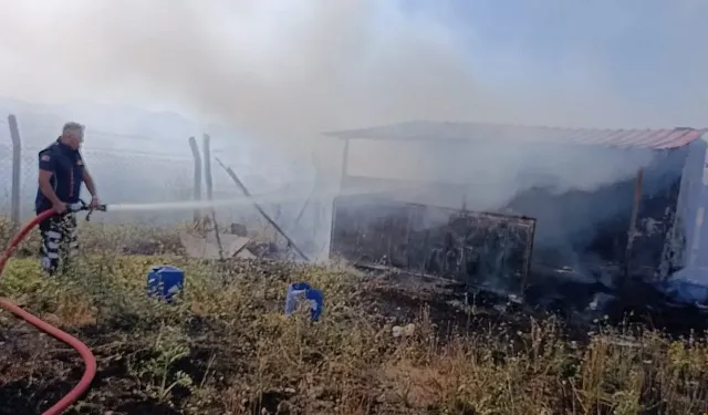 Afyon'da Bağ Evinde Yangın Paniği