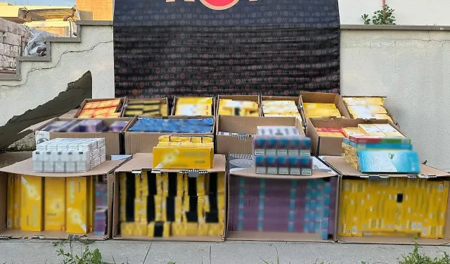 Binlerce Paket Kaçak Sigara Ele Geçirildi